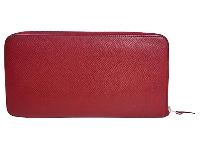 Hermès Silk'In Dark red Leather  ref.1308079
