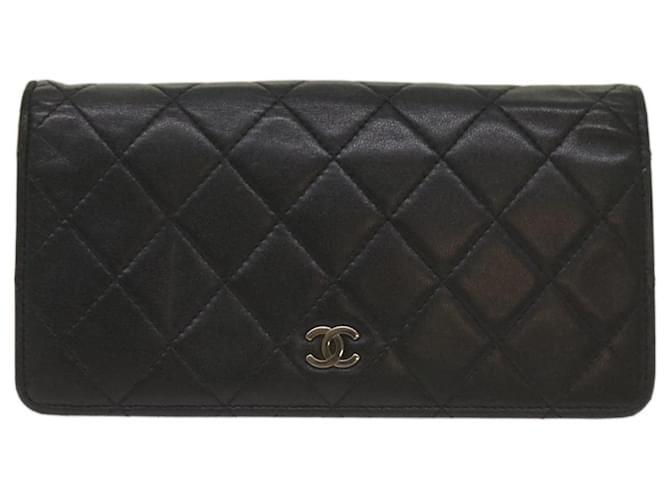 Chanel Matelassé Black Leather  ref.1308105