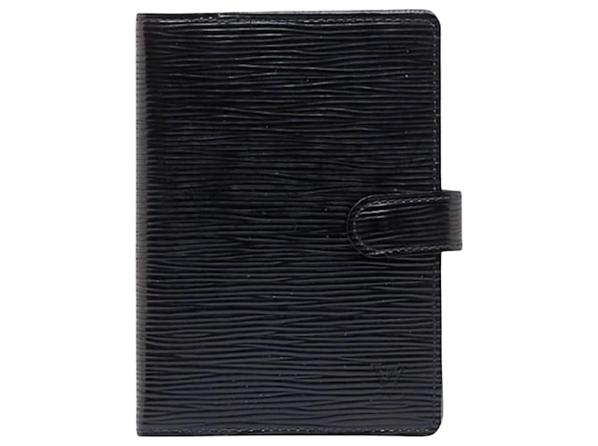 Louis Vuitton Agenda PM Black Leather  ref.1308115