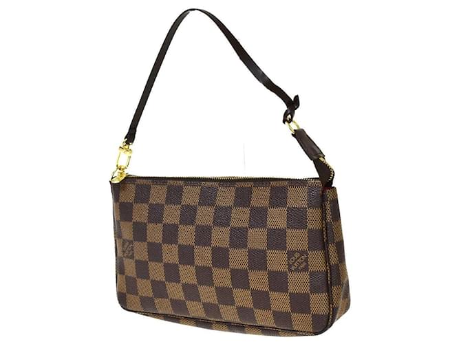 Louis Vuitton Pochette Accessoires Brown Cloth  ref.1308135