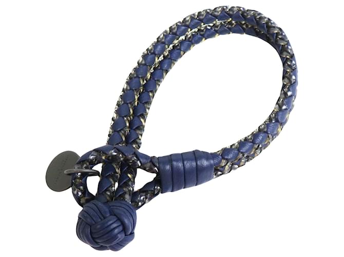 Bottega Veneta Navy blue Leather  ref.1308149