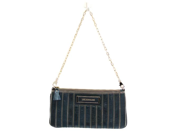Anya Hindmarch Navy blue Leather  ref.1308213
