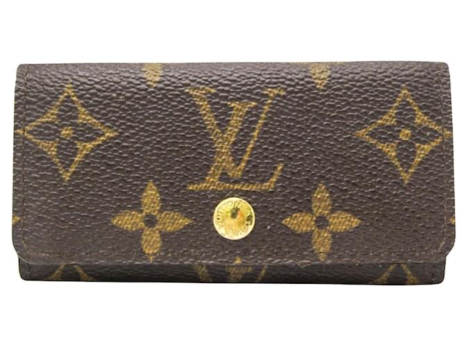 Louis Vuitton Multiclés 4 Brown Cloth  ref.1308315