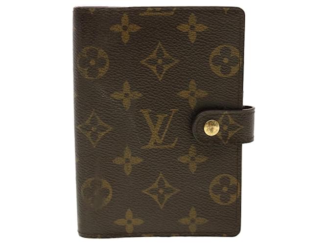 Louis Vuitton Agenda Cover Brown Cloth  ref.1308372