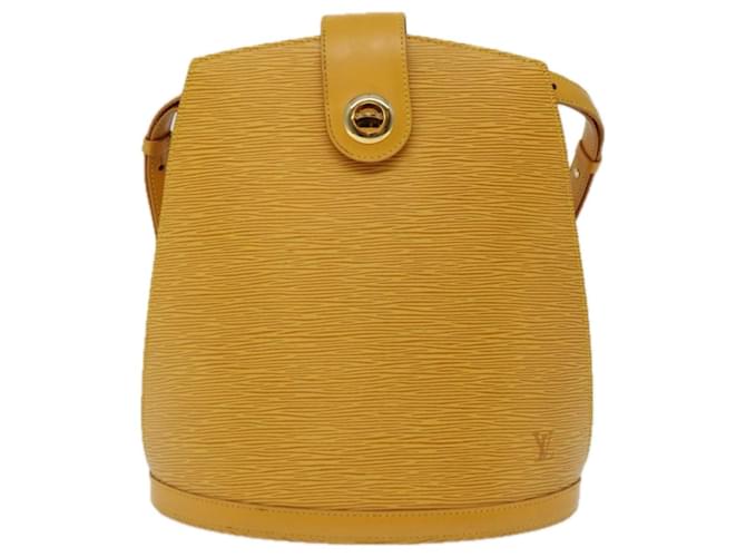 Louis Vuitton Cluny Yellow Leather  ref.1308473
