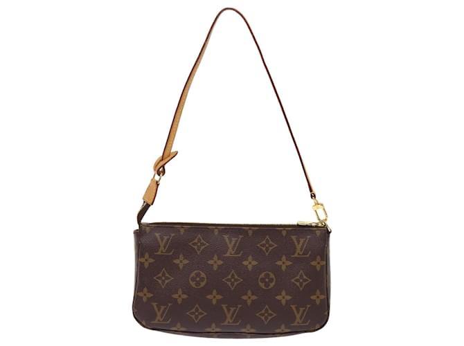 Louis Vuitton Pochette Accessoires Brown Cloth  ref.1308541