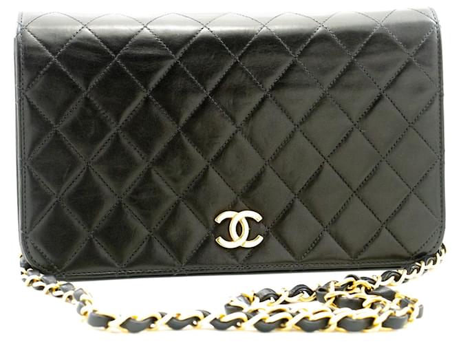 Chanel Wallet on Chain Black Leather  ref.1308632