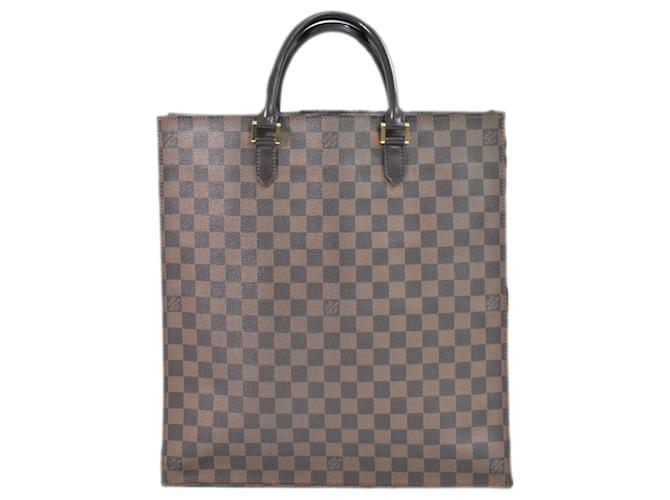 Louis Vuitton Sac plat Brown Cloth  ref.1308667