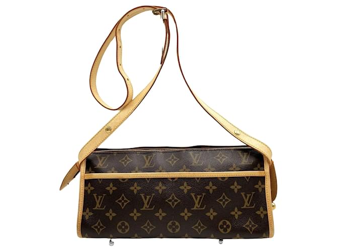 Louis Vuitton Popincourt Marrom Lona  ref.1308673