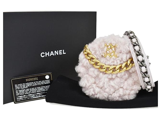 Chanel CC Pink Wolle  ref.1308699
