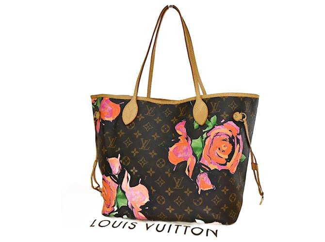 Louis Vuitton Neverfull MM Brown Cloth  ref.1308788