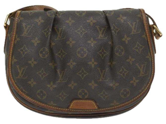 Louis Vuitton Menilmontant Brown Cloth  ref.1308796