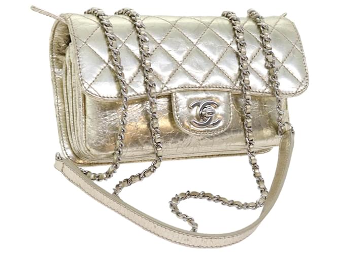 Chanel Golden Leather  ref.1308822