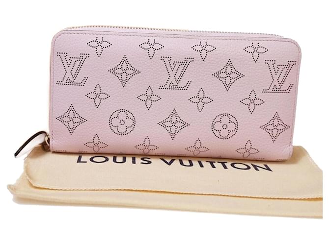 Louis Vuitton Zippy Wallet Cuir Rose  ref.1308864