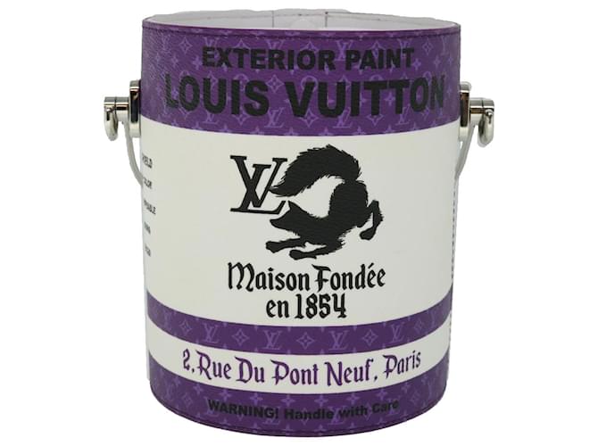 LATA DE PINTURA Louis Vuitton Púrpura Cuero  ref.1308865