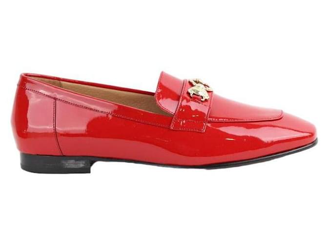Autre Marque Patent leather loafers Red  ref.1308902