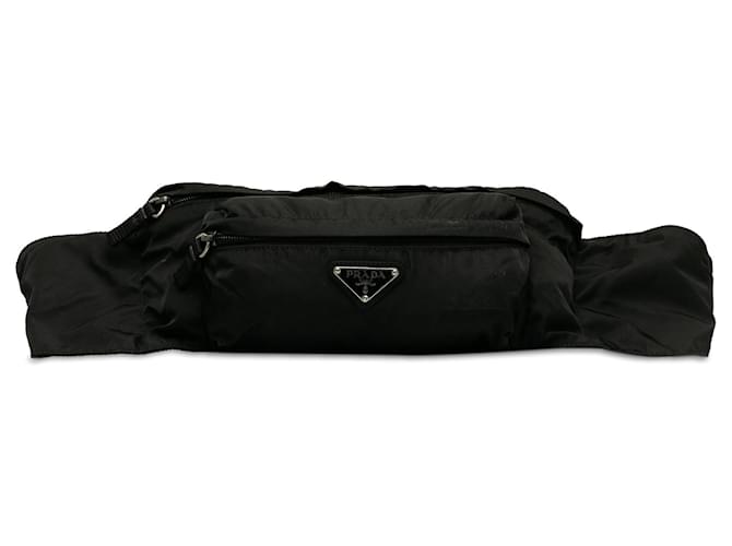 Black Prada Tessuto Belt Bag Cloth  ref.1308946