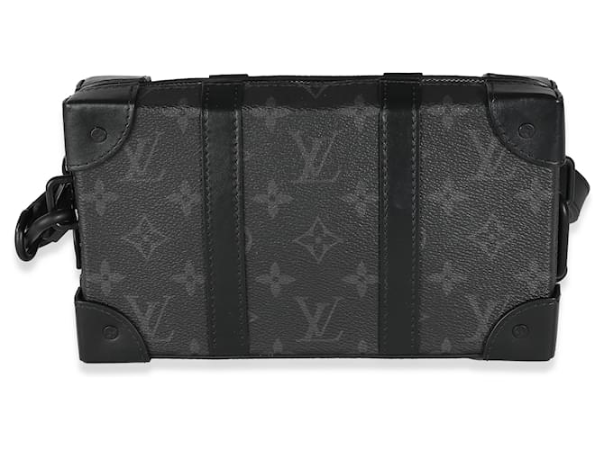 Cartera tipo baúl suave de lona con monograma Eclipse de Louis Vuitton Negro Lienzo  ref.1309007