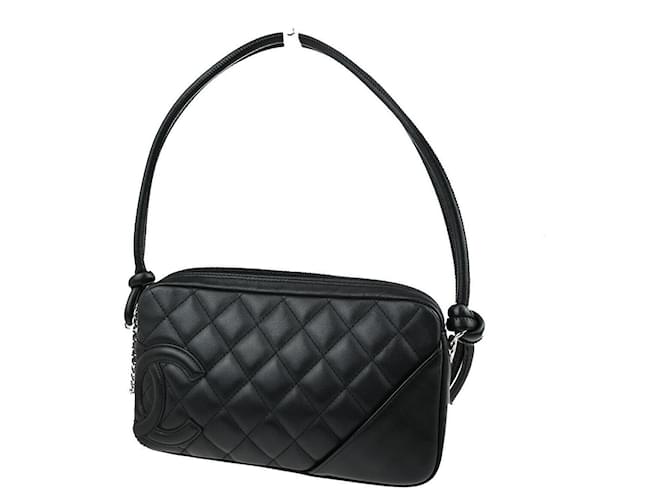 Chanel Cambon Black Leather  ref.1309042