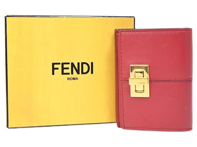 Fendi Peekaboo Pink Leather  ref.1309076