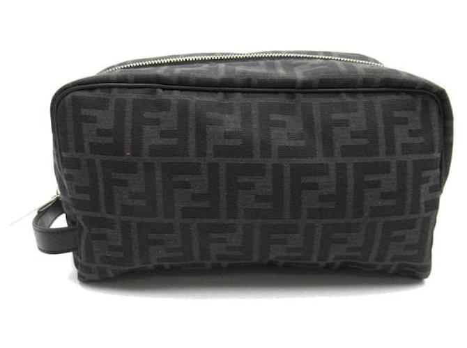 Fendi FF-Kulturtasche  7N0141 Leinwand  ref.1309102