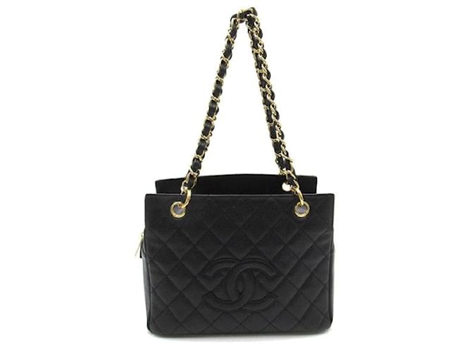 Chanel CC Caviar Grand Shopping Tote A18004 Leather  ref.1309110