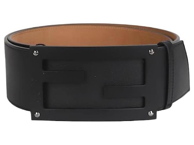Fendi Black leather belt  ref.1309161