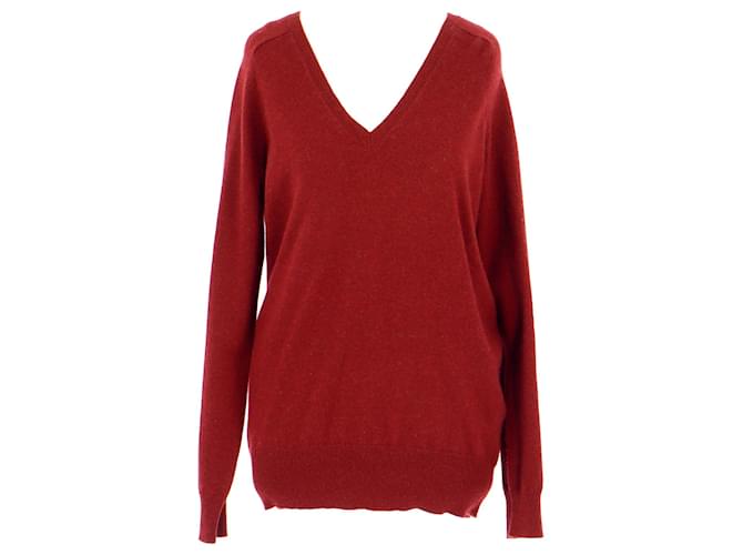 Eric Bompard sweater Dark red Cashmere  ref.1309279