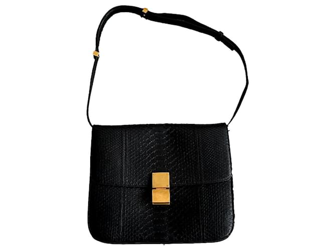 Classic Box Céline Classic Black Exotic leather  ref.1309337