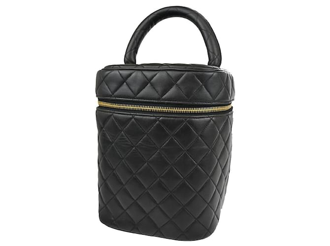Chanel Vanity Black Leather  ref.1309398