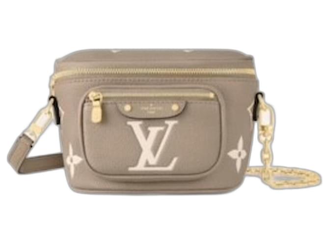 Louis Vuitton LV Mini Bumbag Leather new Beige  ref.1309418