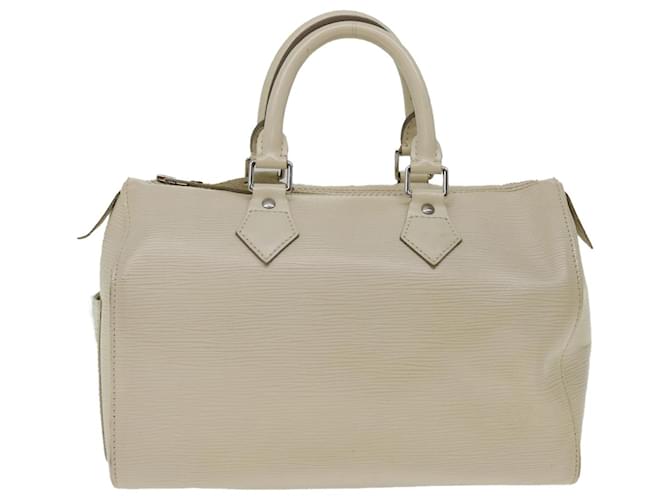Louis Vuitton Speedy 25 White Leather  ref.1309422