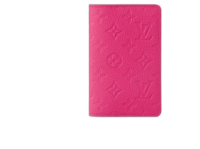 Louis Vuitton LV Emily Notebook PM Pink Leather  ref.1309436