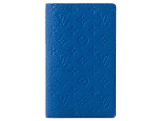 Louis Vuitton Funda para cuaderno LV Emily MM Azul