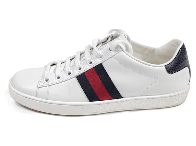 Gucci Sneakers White Leather  ref.1309450