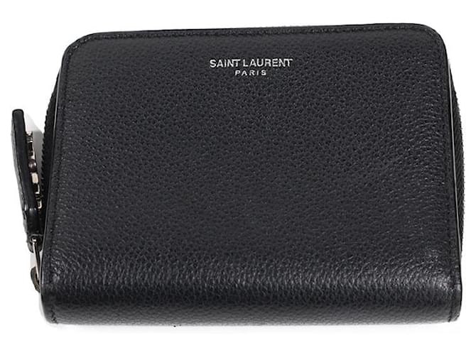 Saint Laurent Wallets Black Leather  ref.1309459