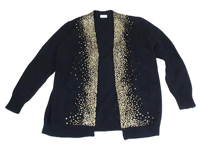 Saint Laurent Jackets Black Golden Wool  ref.1309468