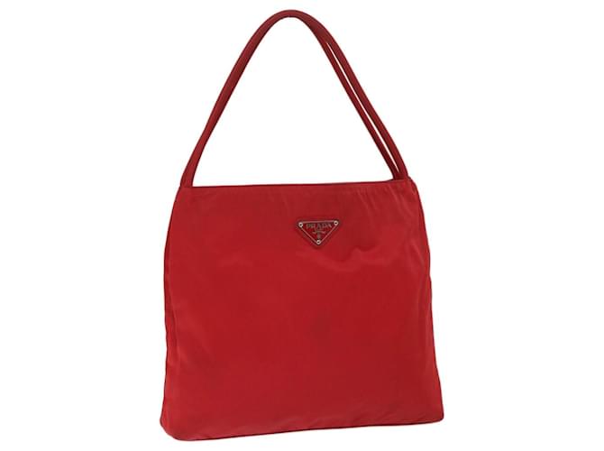 PRADA Shoulder Bag Nylon Red Auth yk11345  ref.1309527