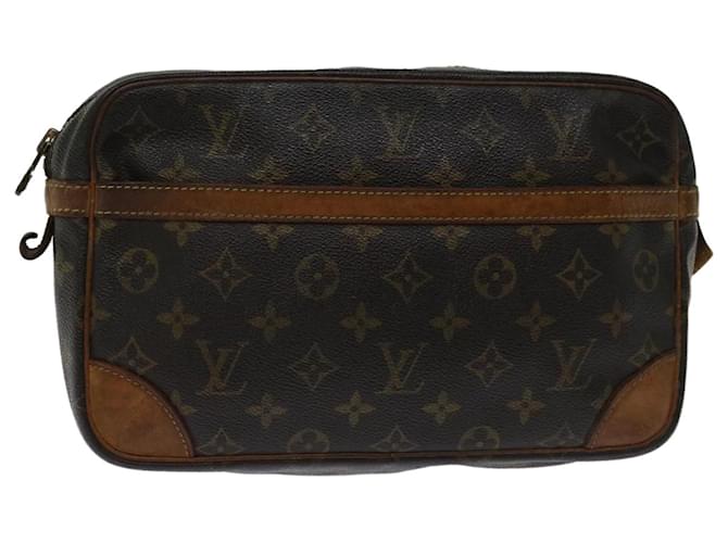 Louis Vuitton Monogram Compiegne 28 Clutch Bag M51845 LV Auth bs12567 Cloth  ref.1309538