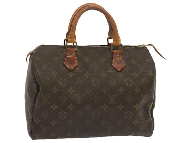 Louis Vuitton Monogram Speedy 30 Hand Bag M41526 LV Auth ki4272 Cloth  ref.1309593