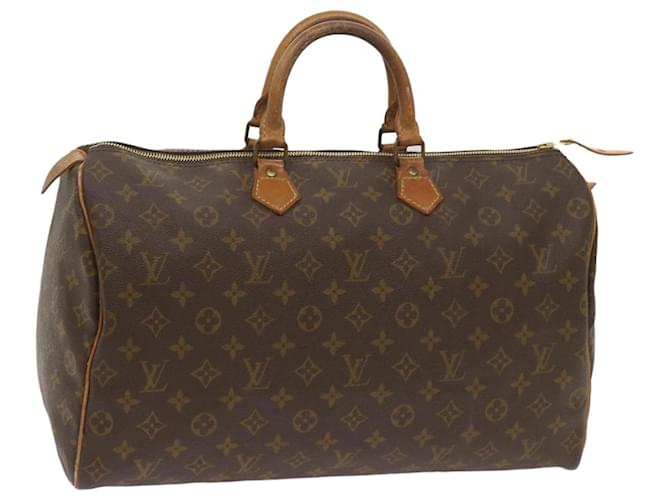 Speedy Louis Vuitton-Monogramm schnell 40 Handtasche M.41522 LV Auth bs12513 Leinwand  ref.1309625