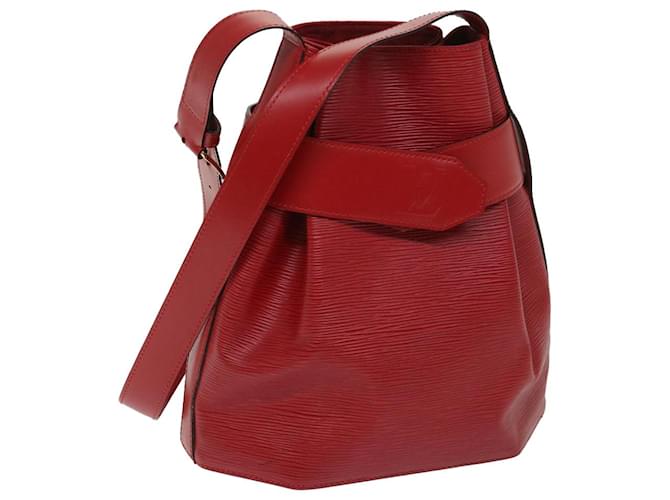 LOUIS VUITTON Epi Sac Depaule PM Shoulder Bag Red M80207 LV Auth bs12596 Leather  ref.1309648