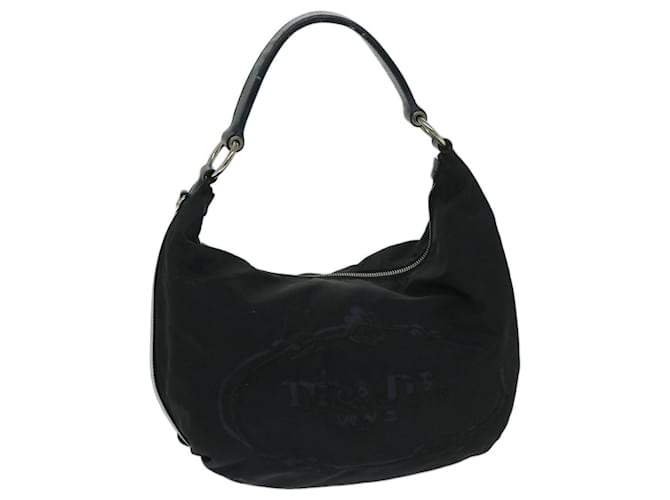 PRADA Shoulder Bag Nylon Black Auth am5930  ref.1309650