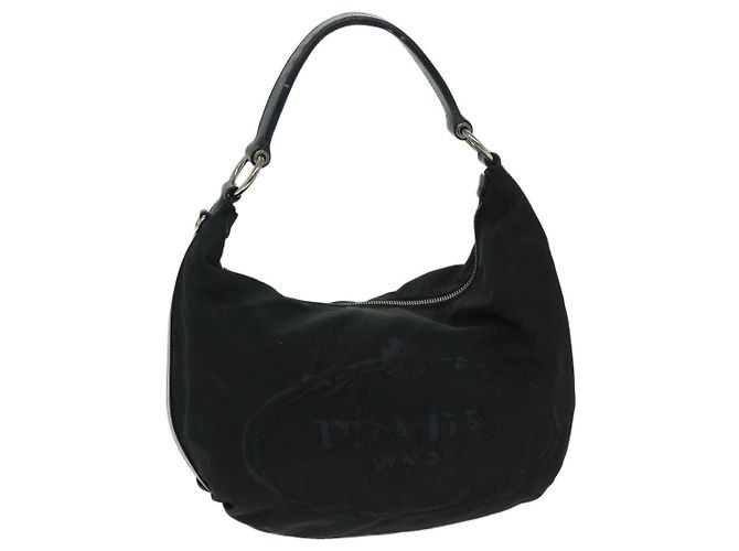 PRADA Bandolera Nylon Negro Auth am5930