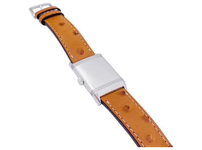 Jaeger Lecoultre Watch, "Retro Classico", acciaio, cuir. Pelle  ref.1309655