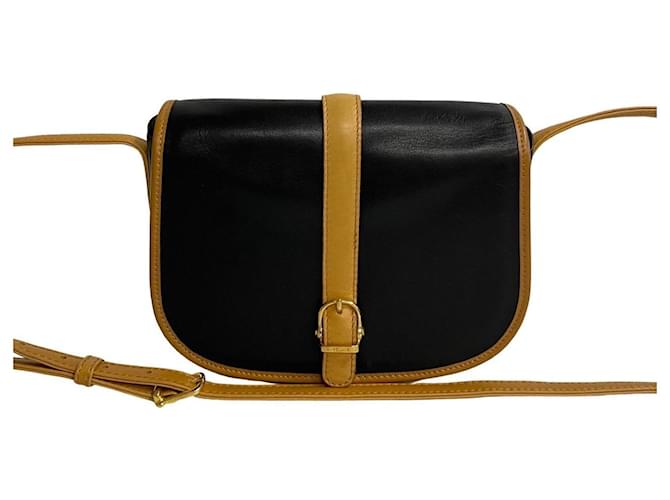 Céline Leather Crossbody Bag Black Pony-style calfskin  ref.1309691