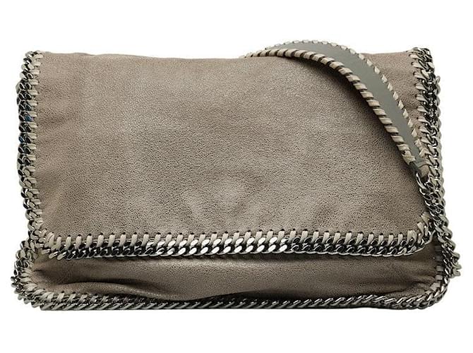 Stella Mc Cartney Falabella Flap Shoulder Bag Grey  ref.1309768