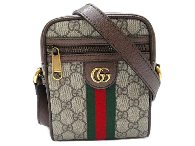 Gucci GG Supreme Ophida Crossbody Bag Brown Cloth  ref.1309855