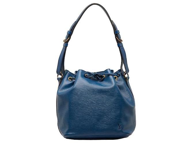 Louis Vuitton Epi Petit Noe Azul Bezerro-como bezerro  ref.1309903