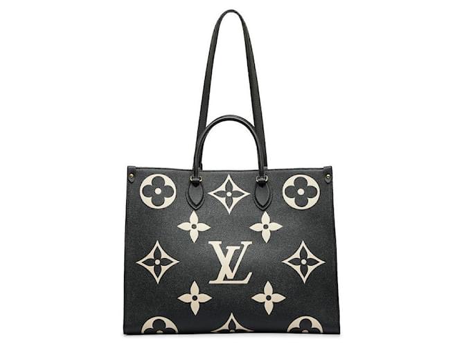 Louis Vuitton Monogramme Empreinte OnTheGo GM Veau façon poulain Noir  ref.1309943